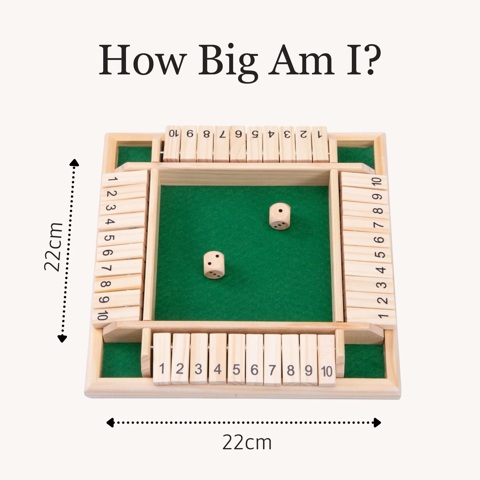 Wooden Game - Shut The Box - Image 6