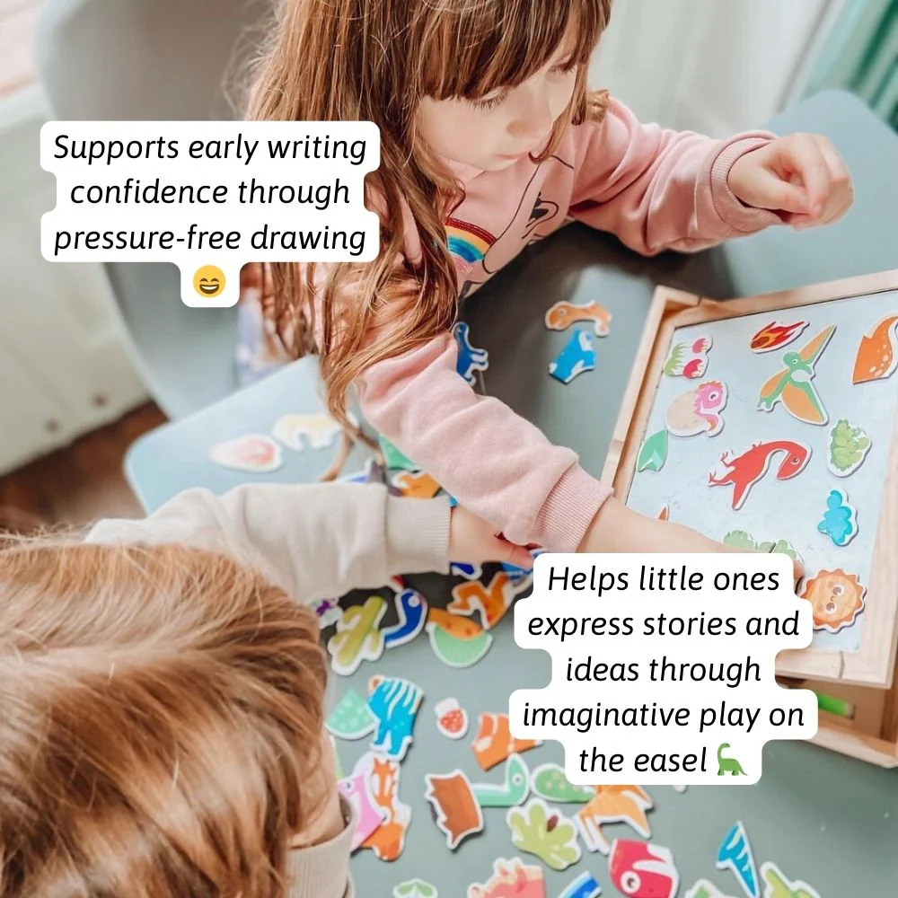 Dinosaur Magnetic Board - Jurassic Toy Set - Image 3