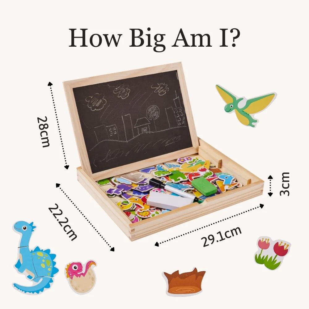 Dinosaur Magnetic Board - Jurassic Toy Set - Image 6