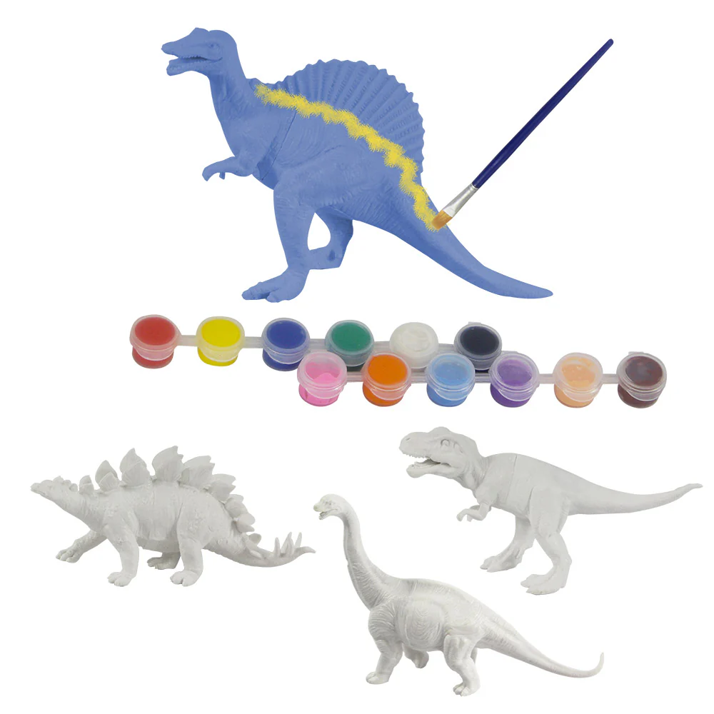 Dinosaur Paint Set - Dinosaur Figures & Paints - Image 4
