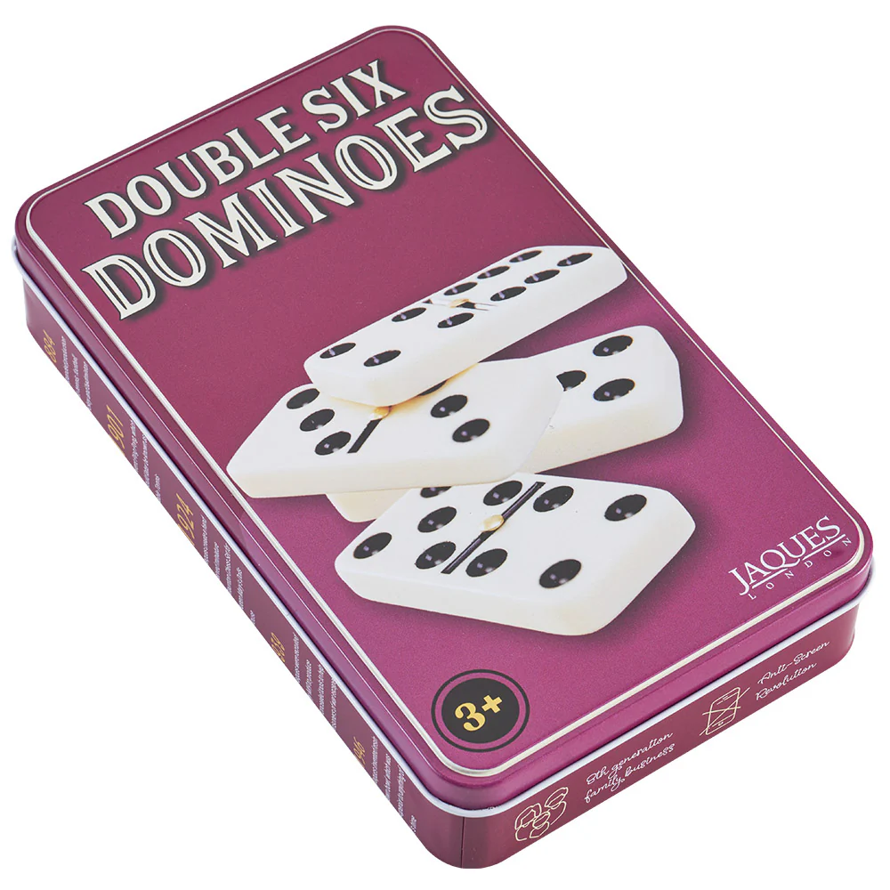 Double Six Dominoes - Dominoes Set in Tin Box - Image 4
