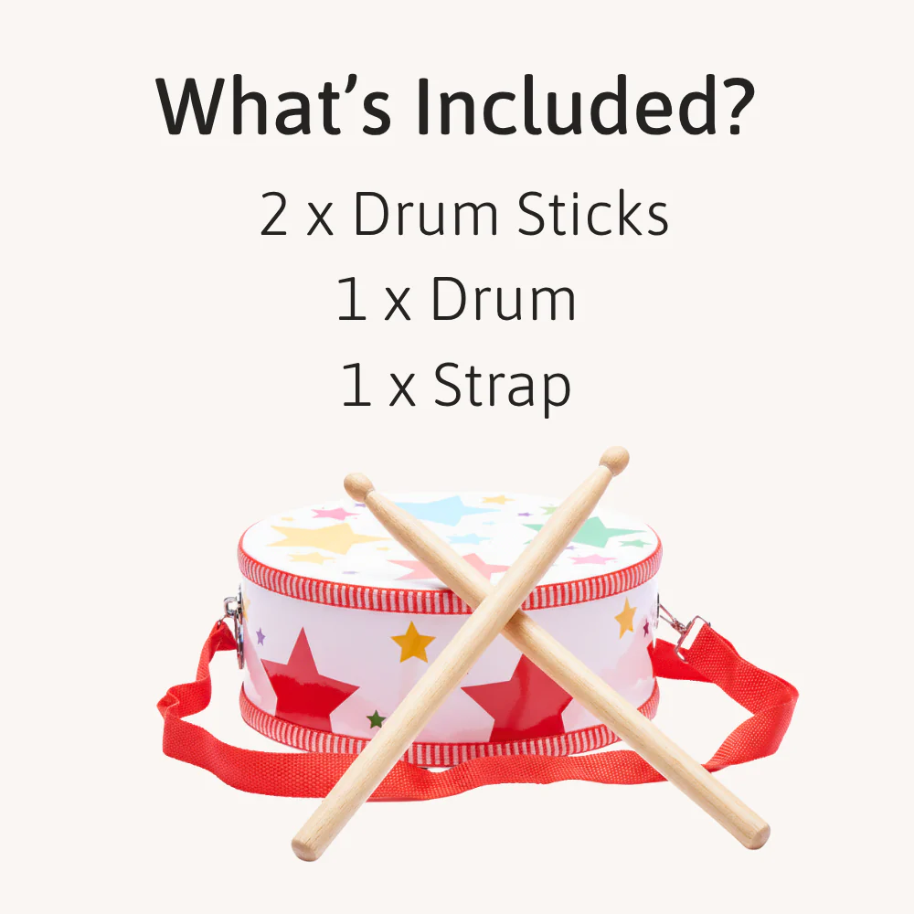 Wooden Instrument - Toy Drum - Image 3