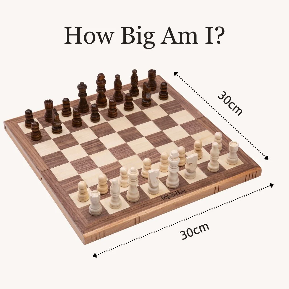 Folding Chess Set - Chess Draughts & Backgammon Set - Image 6