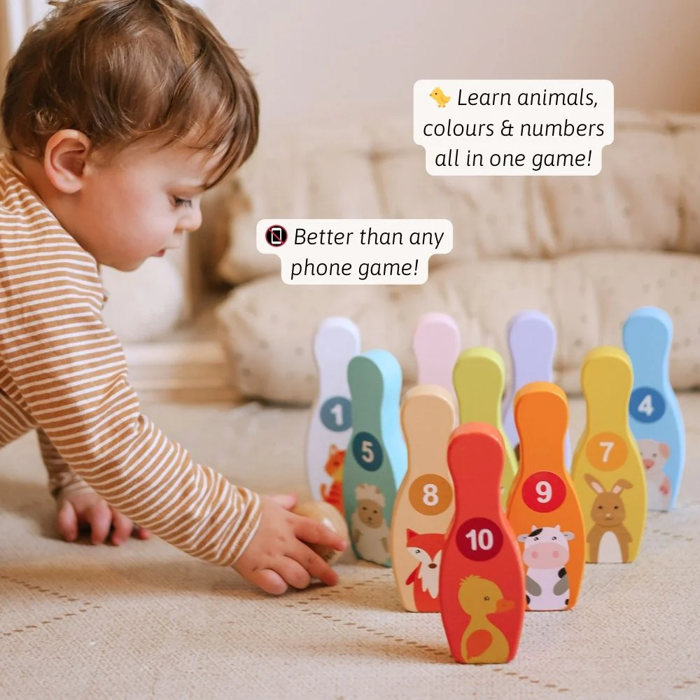 Kids Outdoor Games Bundle | Kubb, Skittles & Boules Set - Image 3