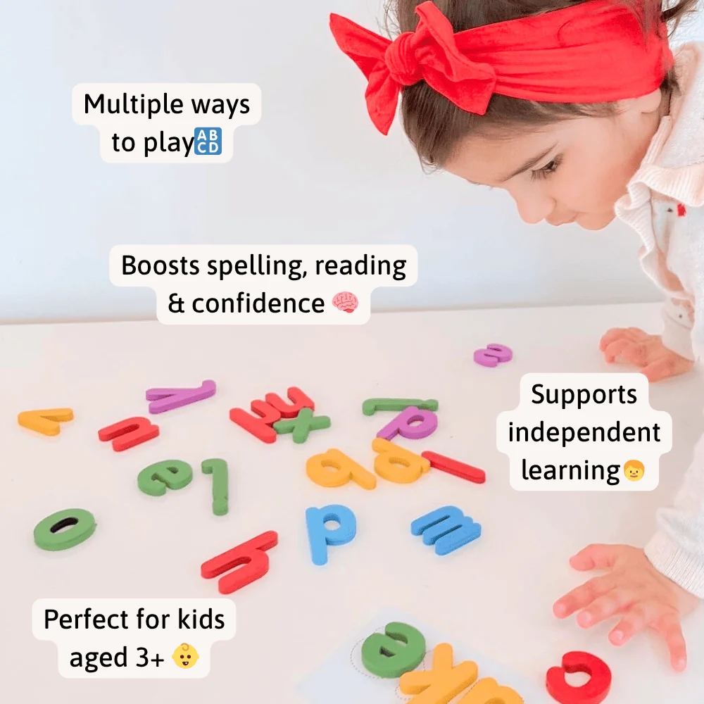Kids' Spelling Game - Wooden Letters & Word Cards - Image 6