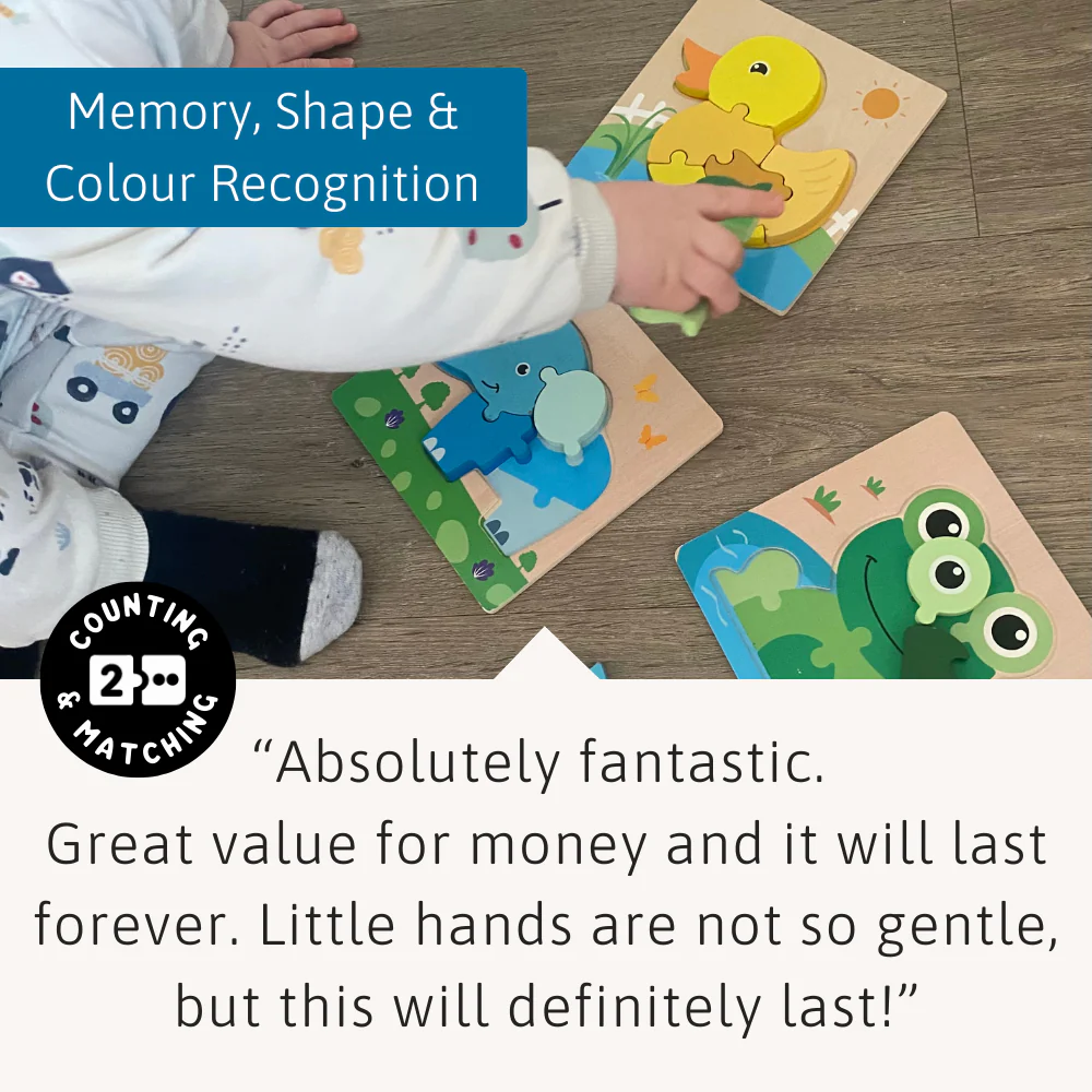 Baby Puzzle - Wooden Toddler Toy - Image 5