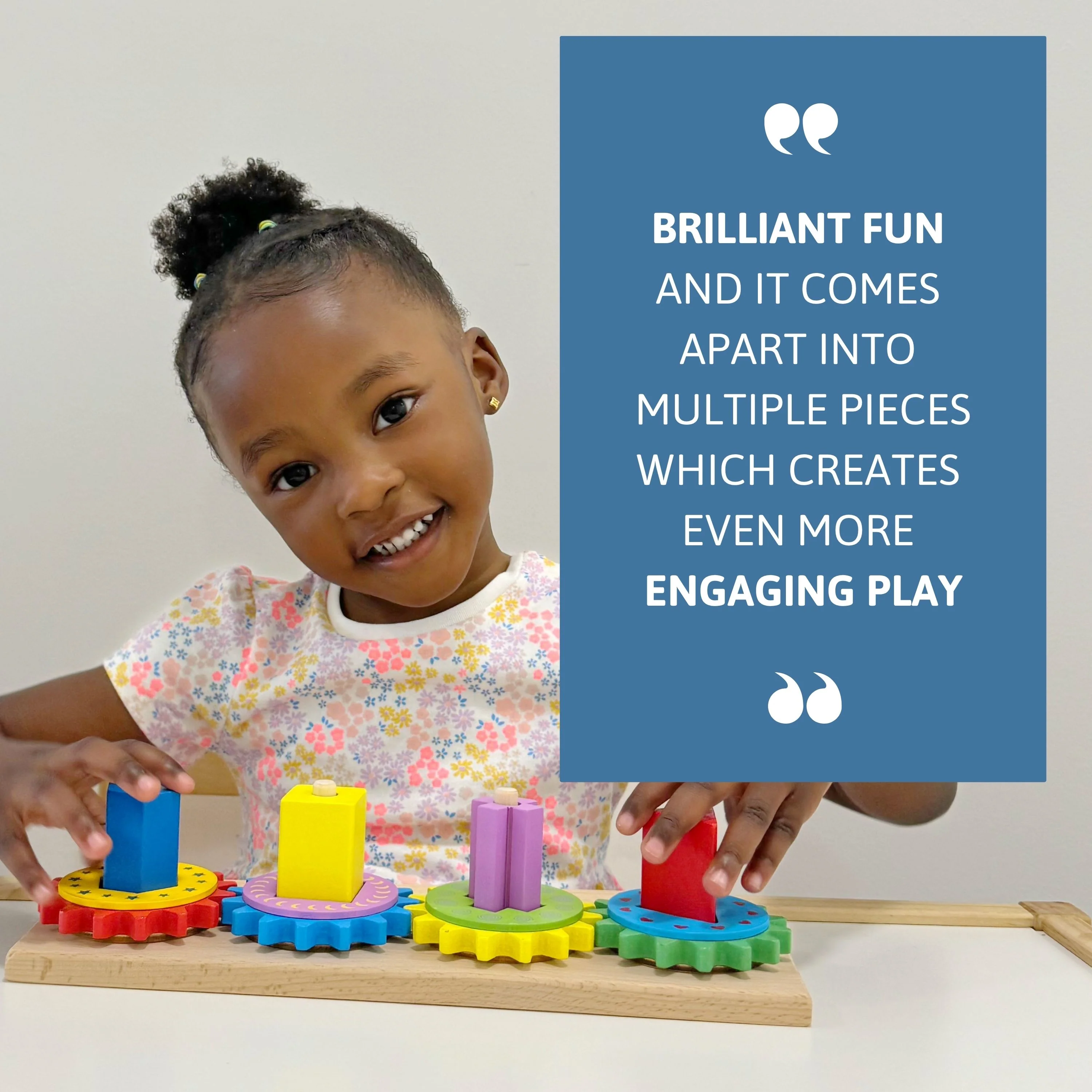 Wooden Gear Puzzle - Kids Puzzle Board - Image 6