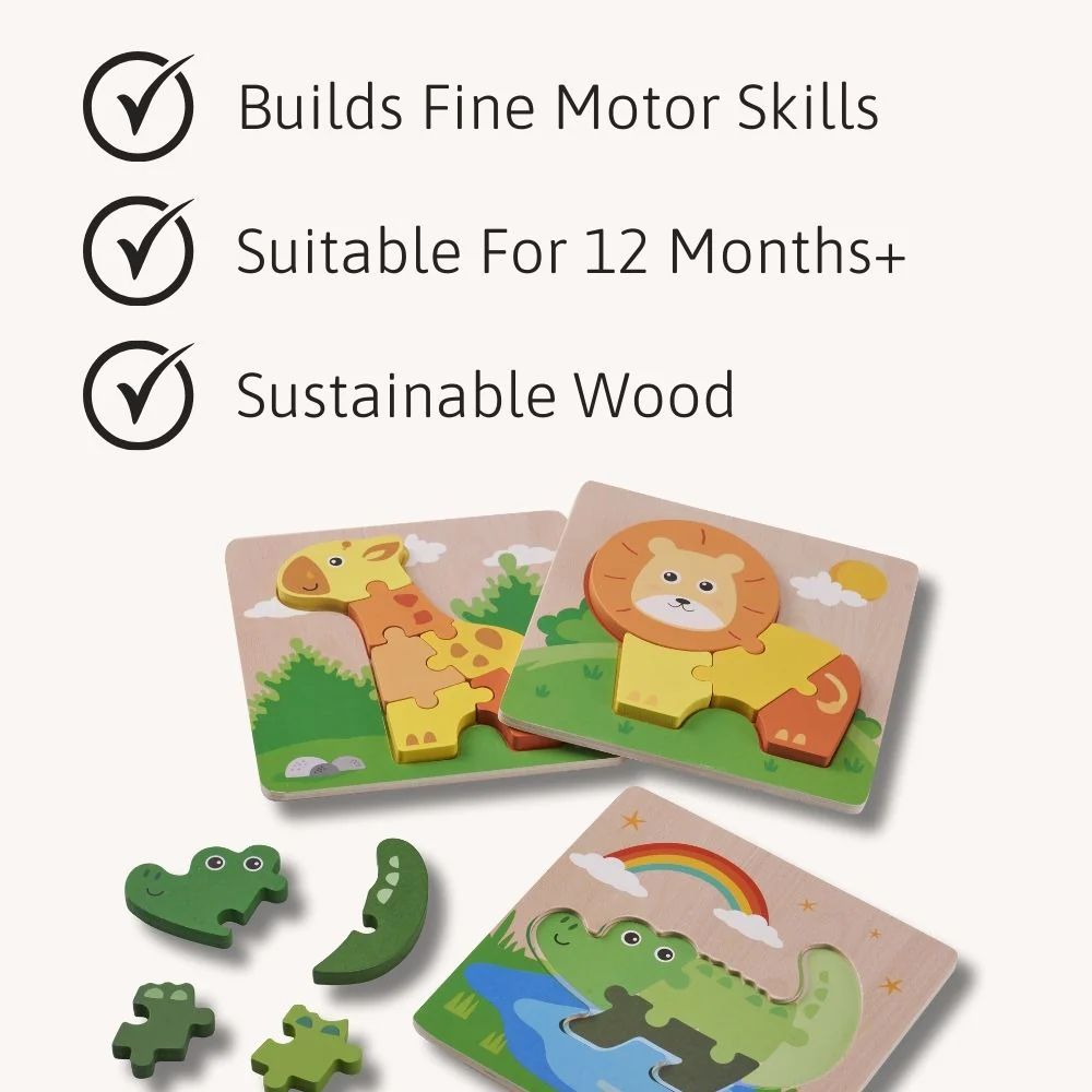 Wooden Kids Puzzle - Animal Puzzle - Image 4