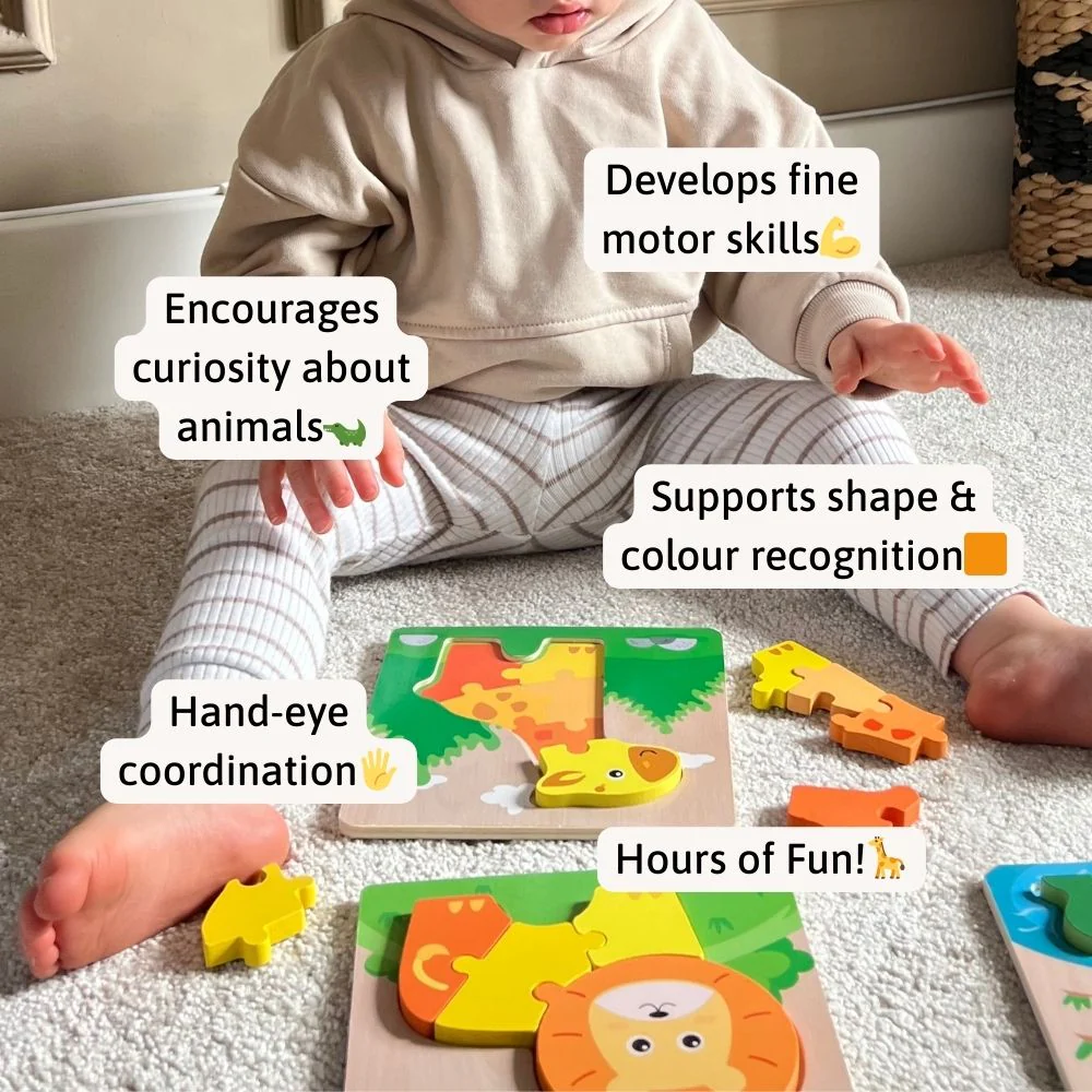 Wooden Kids Puzzle - Animal Puzzle - Image 6