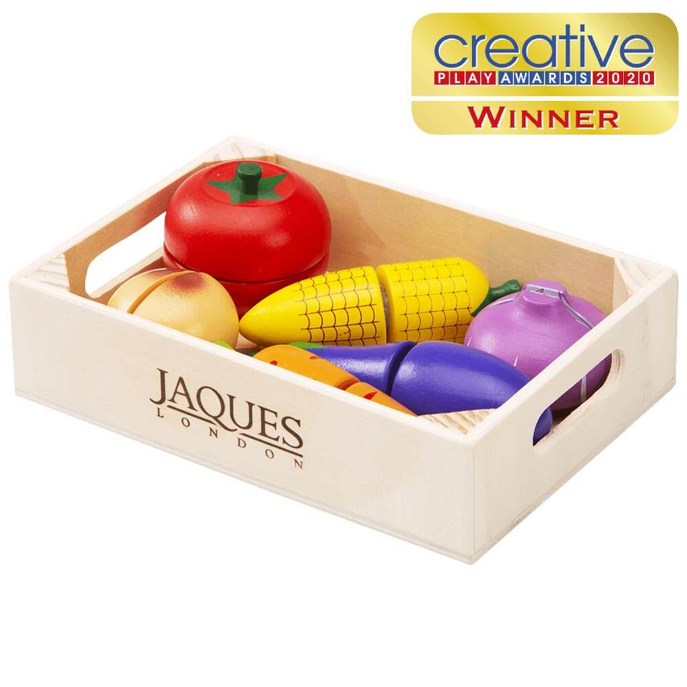 Pretend Play Food Set - Wooden Fruit and Veg - Image 3