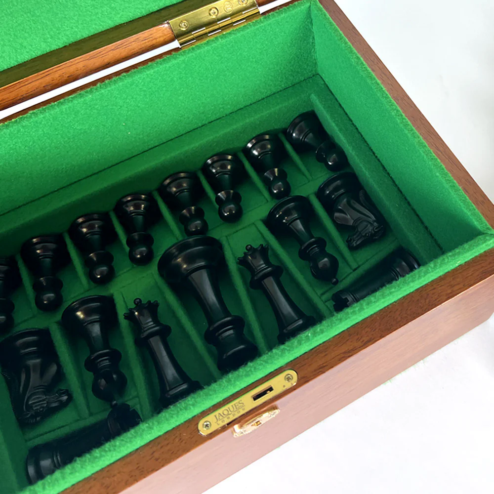 1849 4" Edition Chess Pieces in Mahogany Casket - Image 6