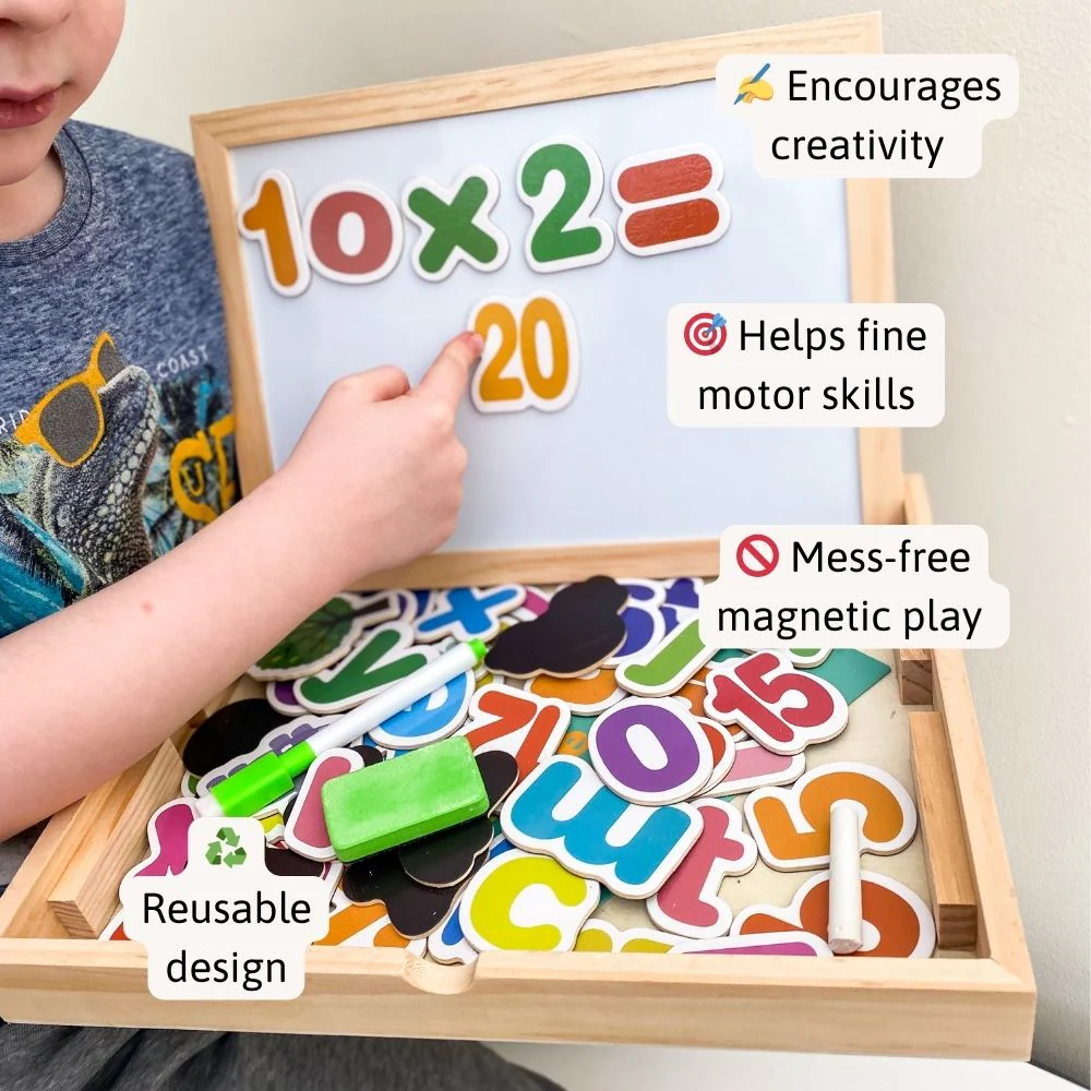 Magnetic Letters & Numbers - Educational Toys for Kids - Image 6