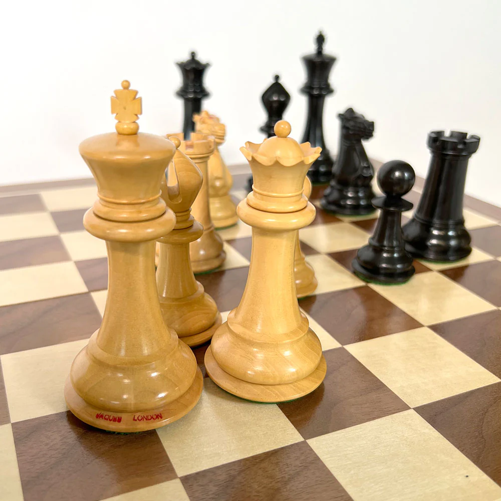 1849 4" Edition Chess Pieces in Leather Casket - Image 4