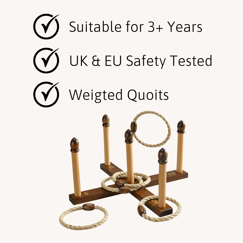 Quoits - Original Quoits - Luxury Solid Wood Quoits Set - Image 4