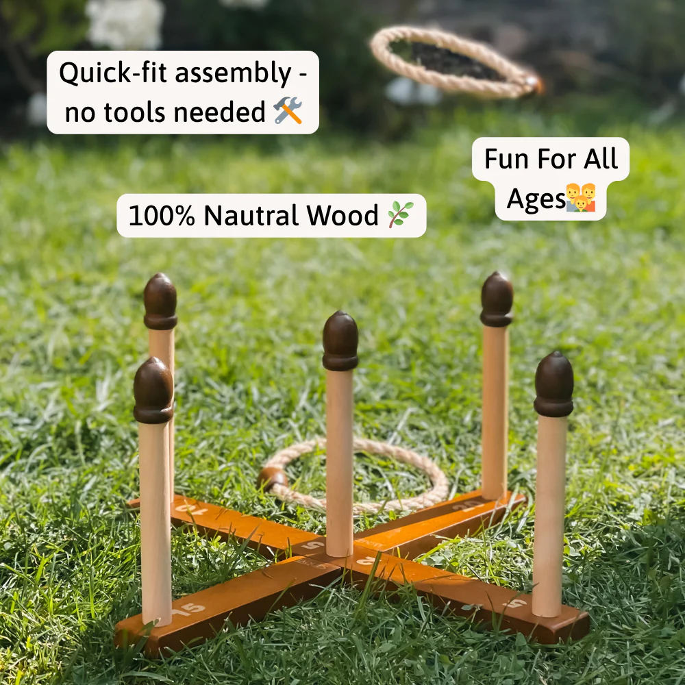 Quoits - Original Quoits - Luxury Solid Wood Quoits Set - Image 7