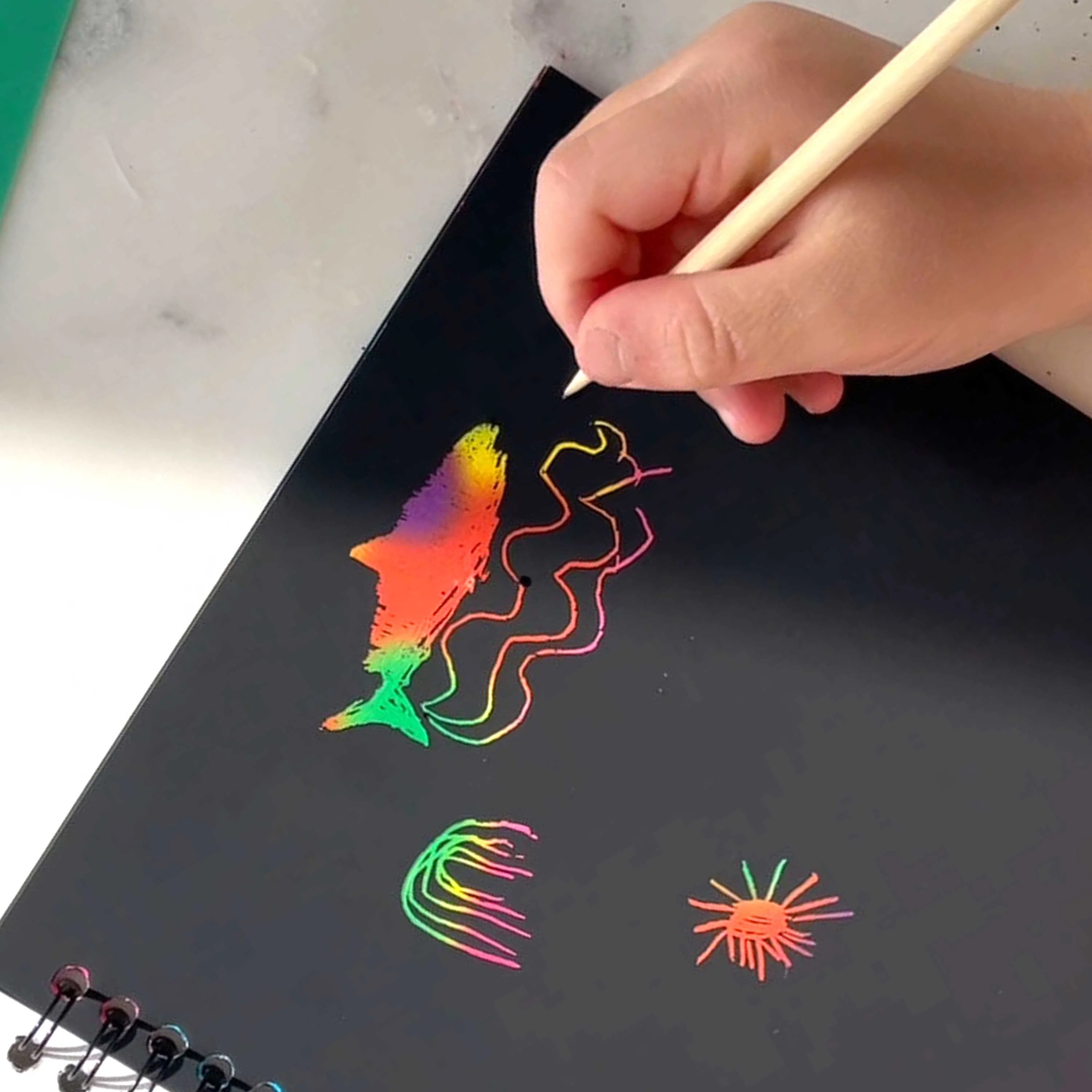 Rainbow Scratch Art Duo Pack - Image 6