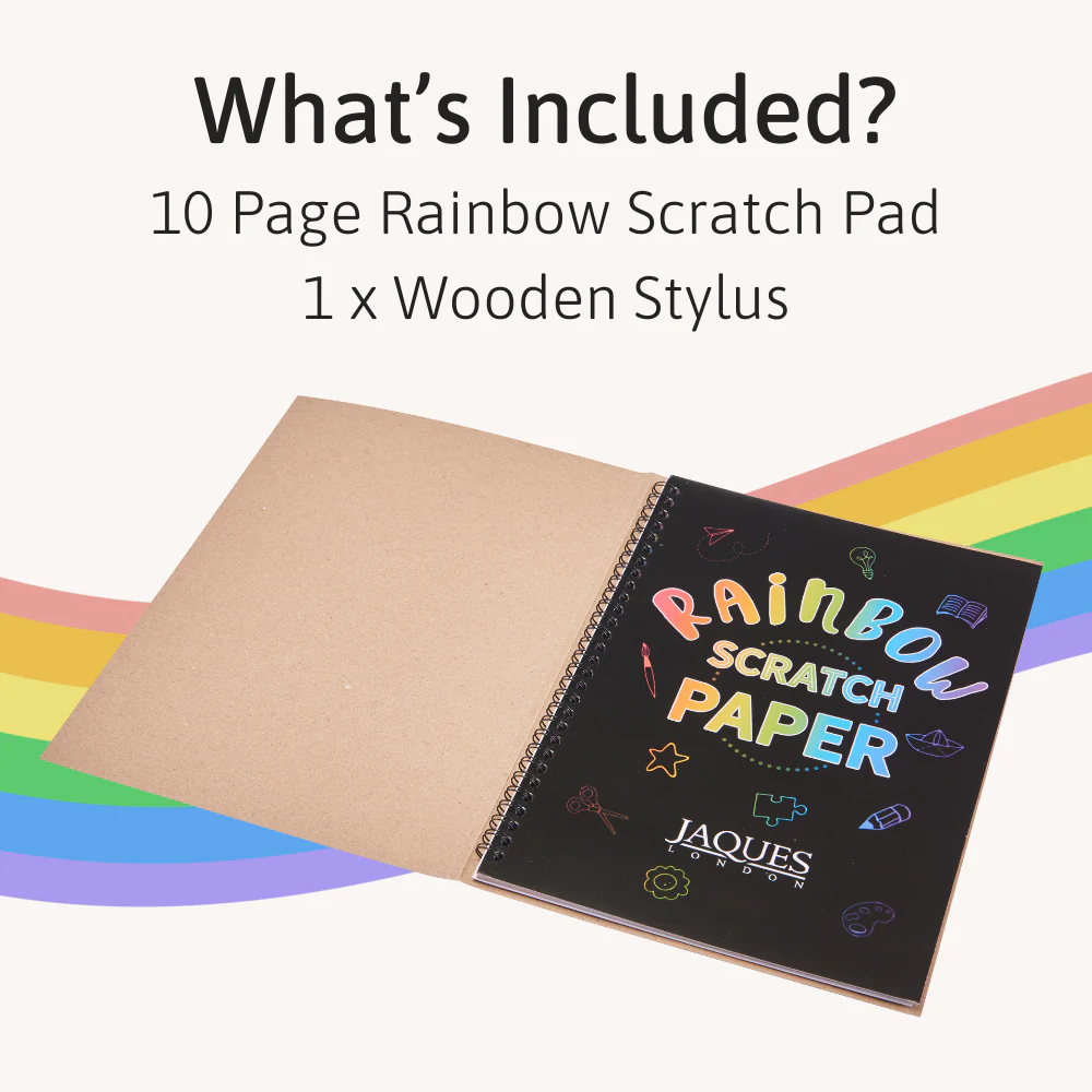 Rainbow Scratch Paper - Scratch Art Pad - Image 3