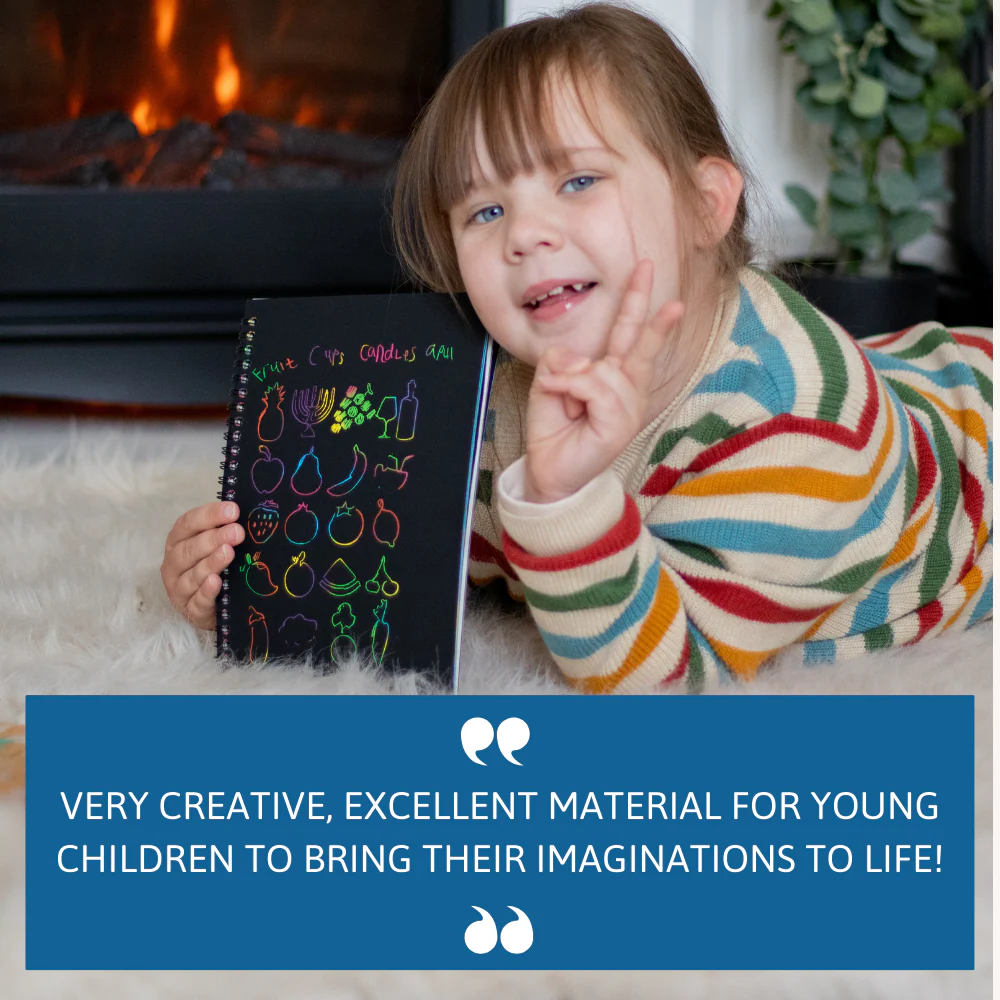 Rainbow Scratch Paper - Scratch Art Pad - Image 6