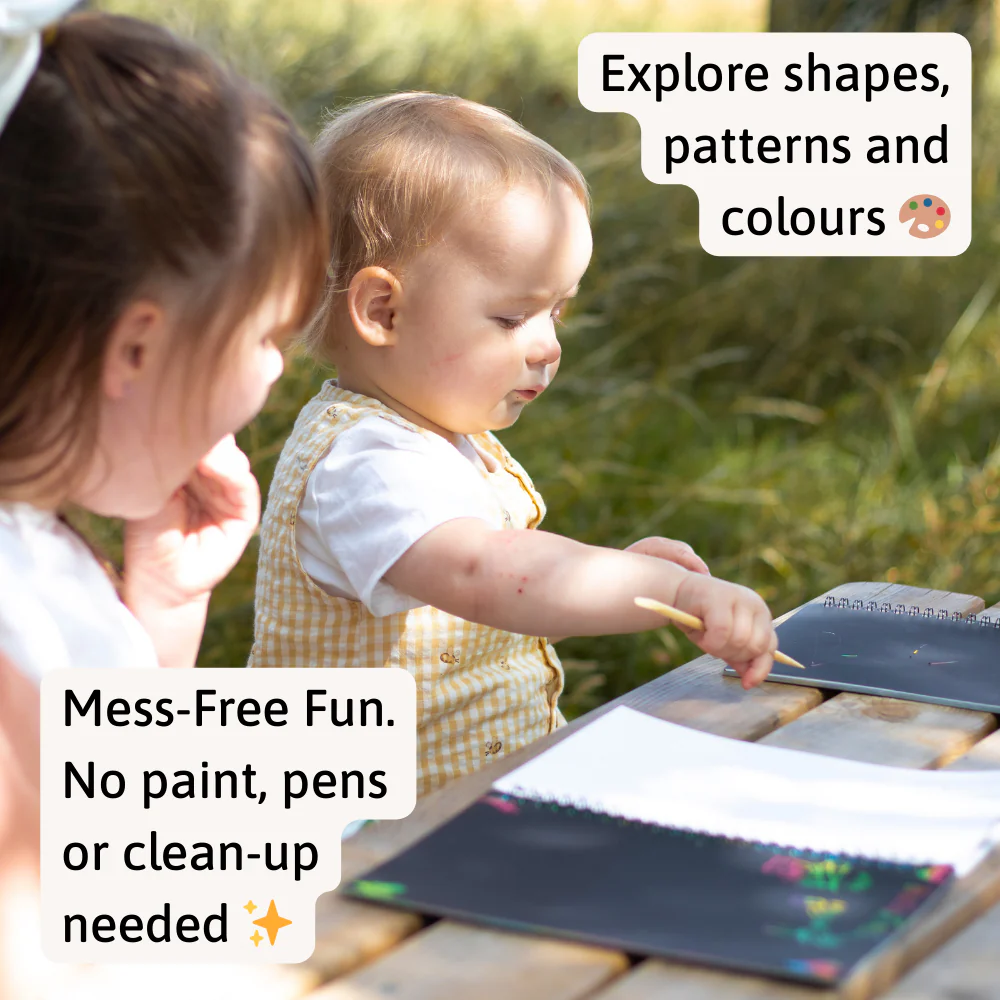 Rainbow Scratch Paper - Scratch Art Pad - Image 7