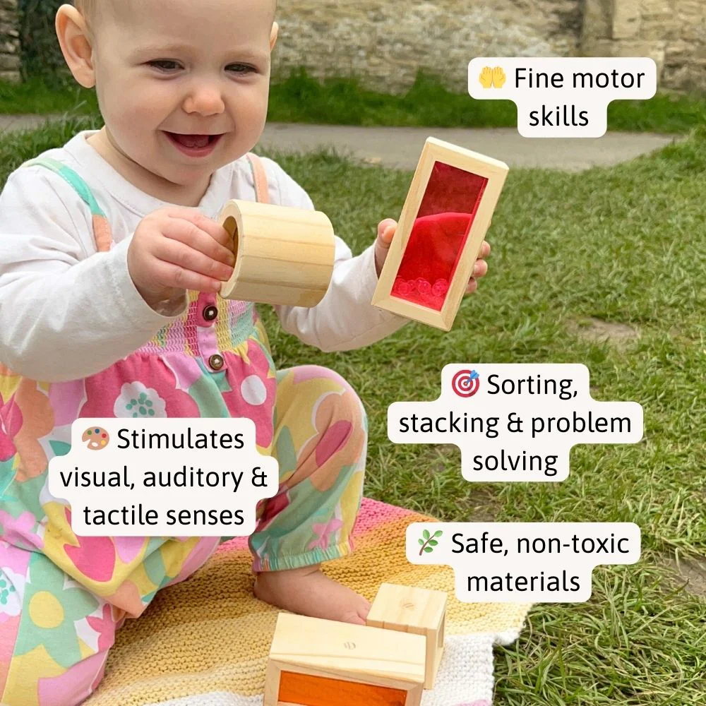 Wooden Baby Blocks - Sensory Toy - Image 6