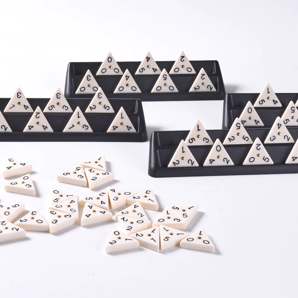 Triangle Dominoes - Full Travel Triangle Dominoes Set - Image 3