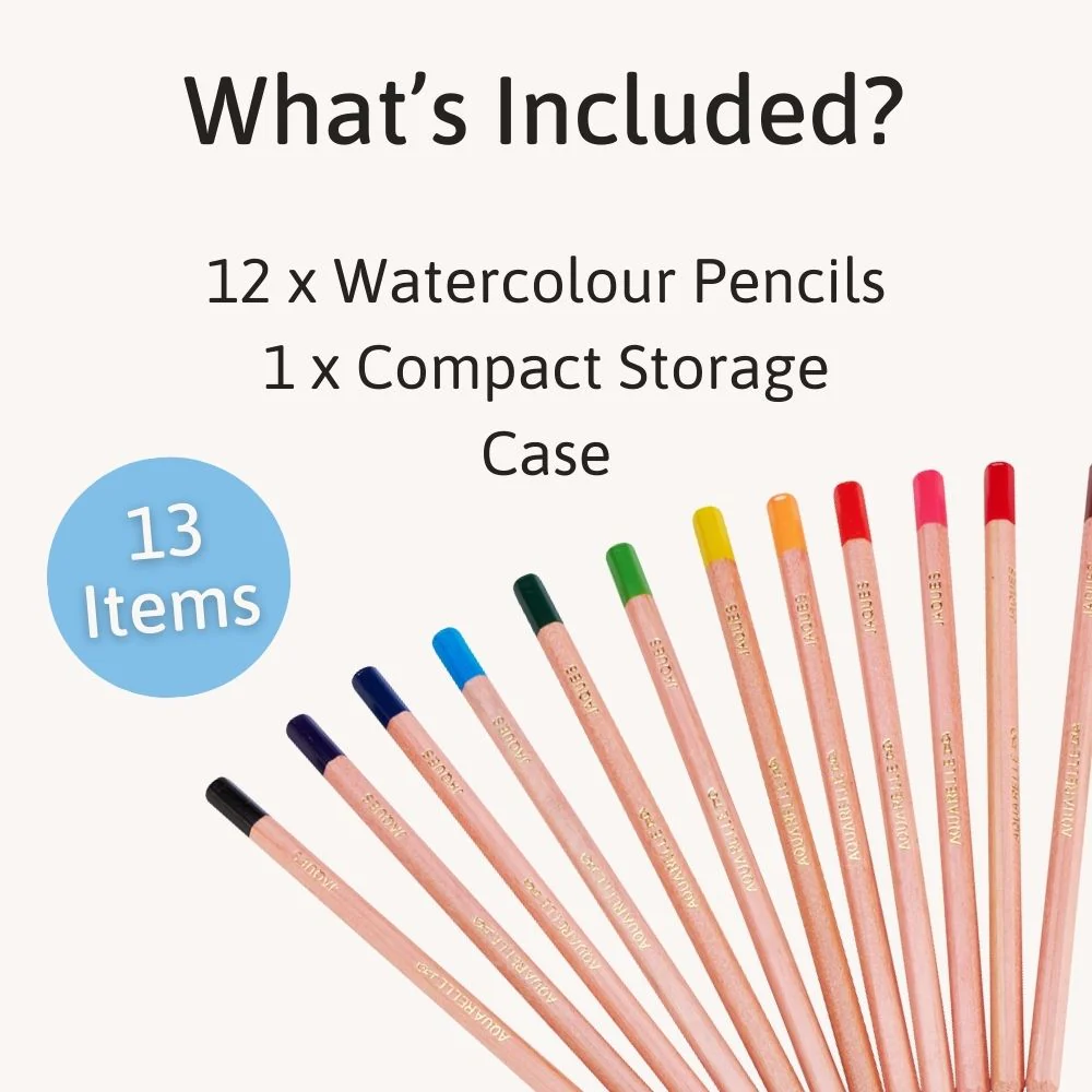 Kids Art Set - Water Colouring Pencils - Image 3