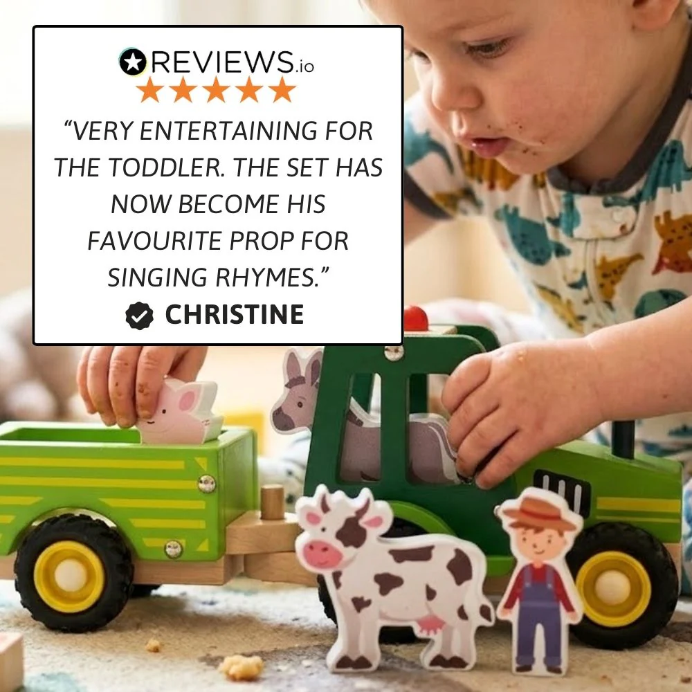 Wooden Tractor - Farm Toy - Image 7